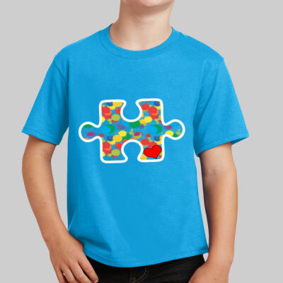 Youth - Puzzle Piece Hoodie - Autism Awareness Thumbnail