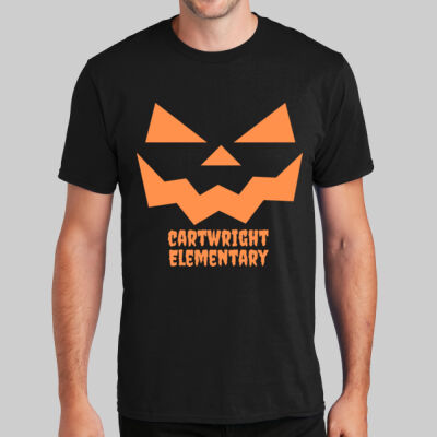 Adult T-Shirt - Jack O Lantern - Orange Thumbnail