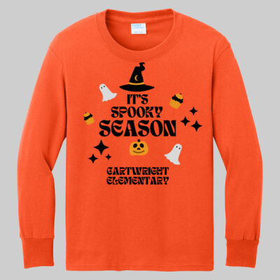 Youth Long Sleeve Shirt - It's Spooky Season Thumbnail