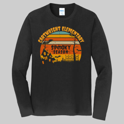 Adult Long Sleeve Shirt - Haunted House Thumbnail