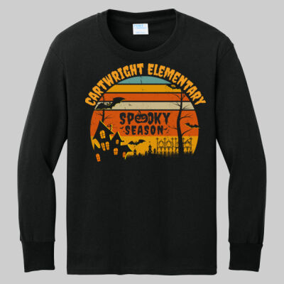 Youth Long Sleeve Shirt - Haunted House Thumbnail