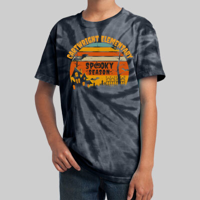 Youth Tie-Dye T-Shirt - Haunted House Thumbnail