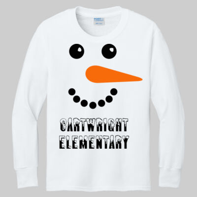 Youth Long Sleeve Shirt - Snowman Thumbnail