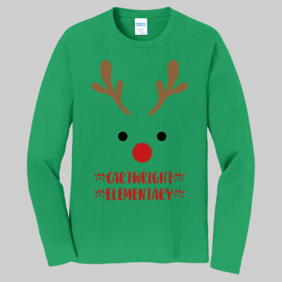Adult Long Sleeve Shirt - Reindeer Thumbnail