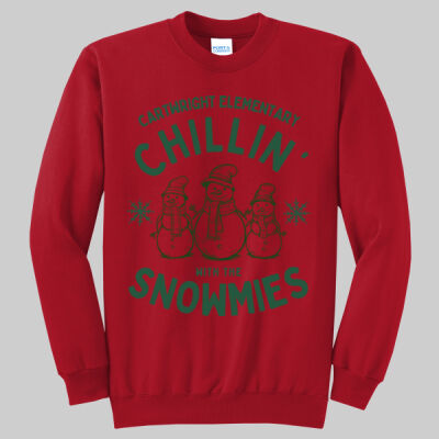 Adult Crewneck - Chillin' - Green Thumbnail