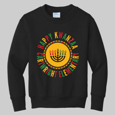 Youth Crewneck - Happy Kwanzaa Thumbnail