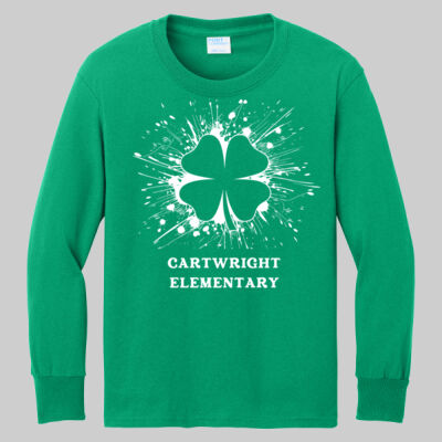 Youth Long Sleeve Shirt - Shamrock  Thumbnail