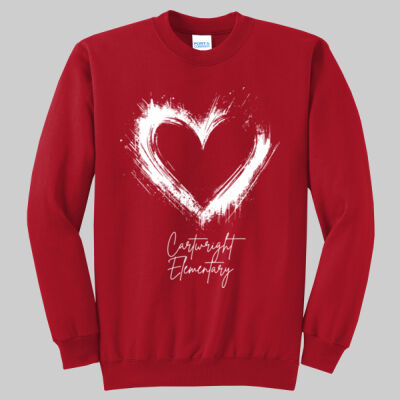 Adult Crewneck - Valentine's Heart Thumbnail