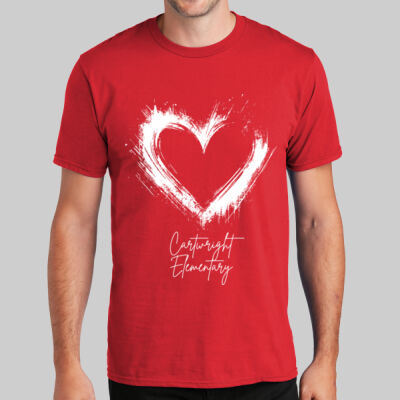 Adult T-Shirt - Valentine's Heart Thumbnail