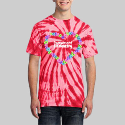 Adult Tie-Dye T-Shirt - Candy Hearts Thumbnail