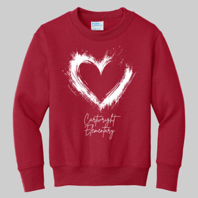 Youth Crewneck - Valentine's Heart Thumbnail
