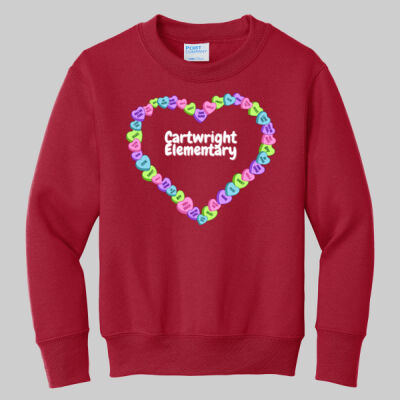 Youth Crewneck - Candy Hearts Thumbnail
